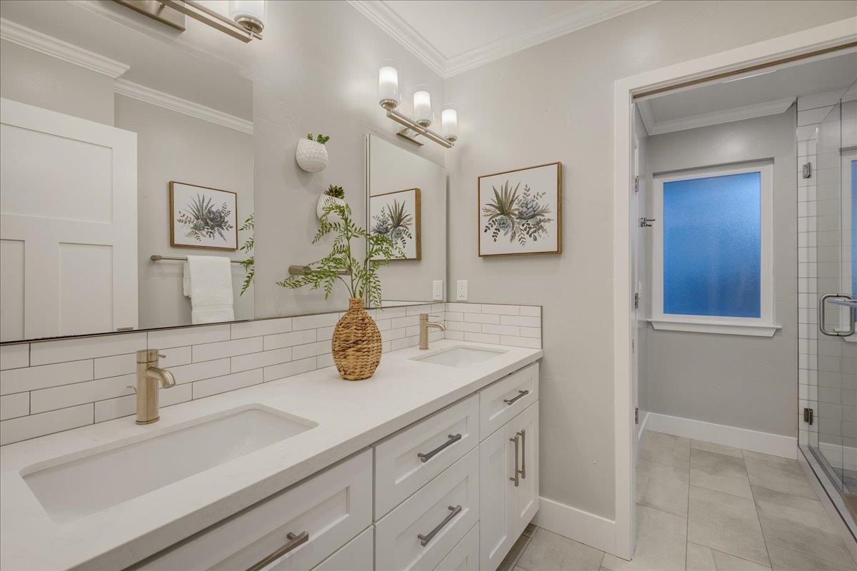 1450 Padres Drive San Jose, CA 95125 - Photo 28 of 52 a bathroom with a sink and a mirror