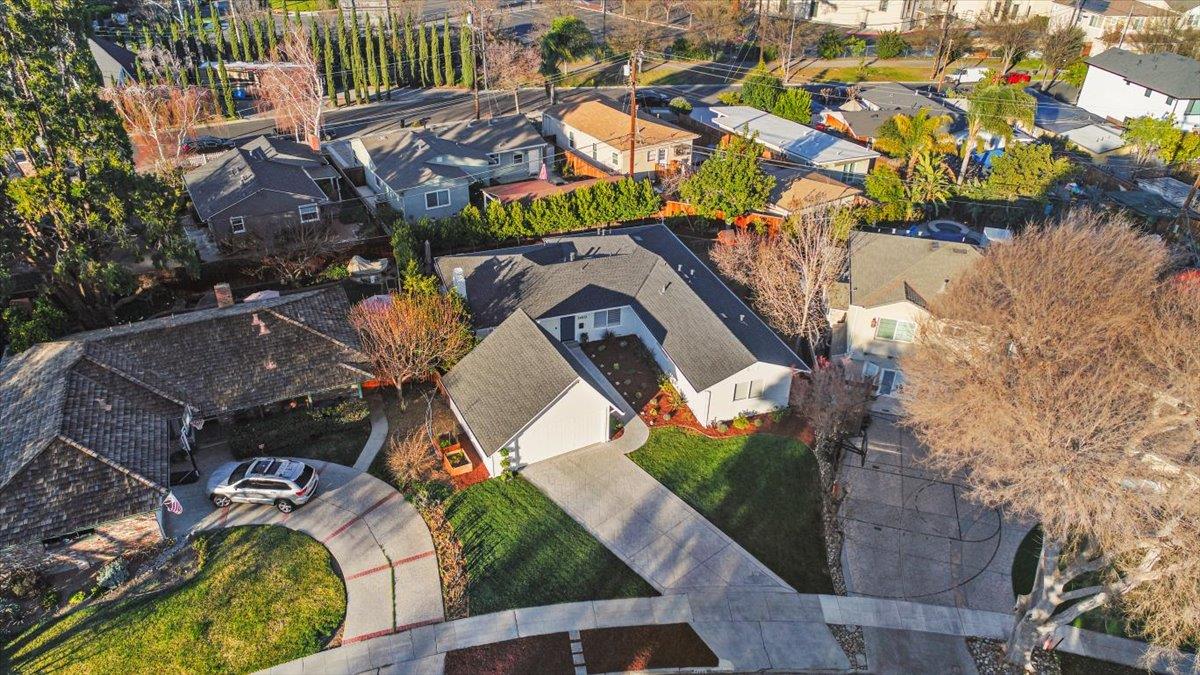1450 Padres Drive San Jose, CA 95125 - Photo 8 of 52 an aerial view of a house outdoor space and street view