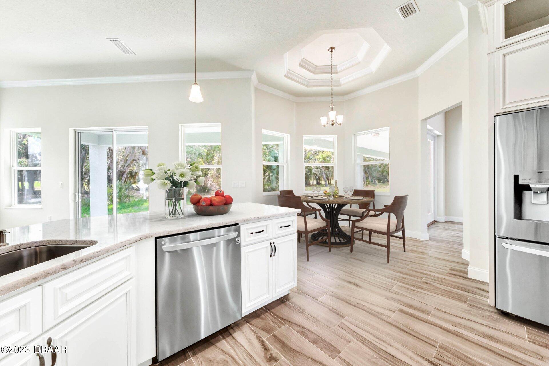 3126 Silvermines Avenue Ormond Beach, FL 32174 - Photo 4 of 39 Virtual Staged-Kitchen-Nook