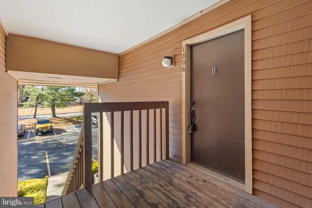 a view of front door