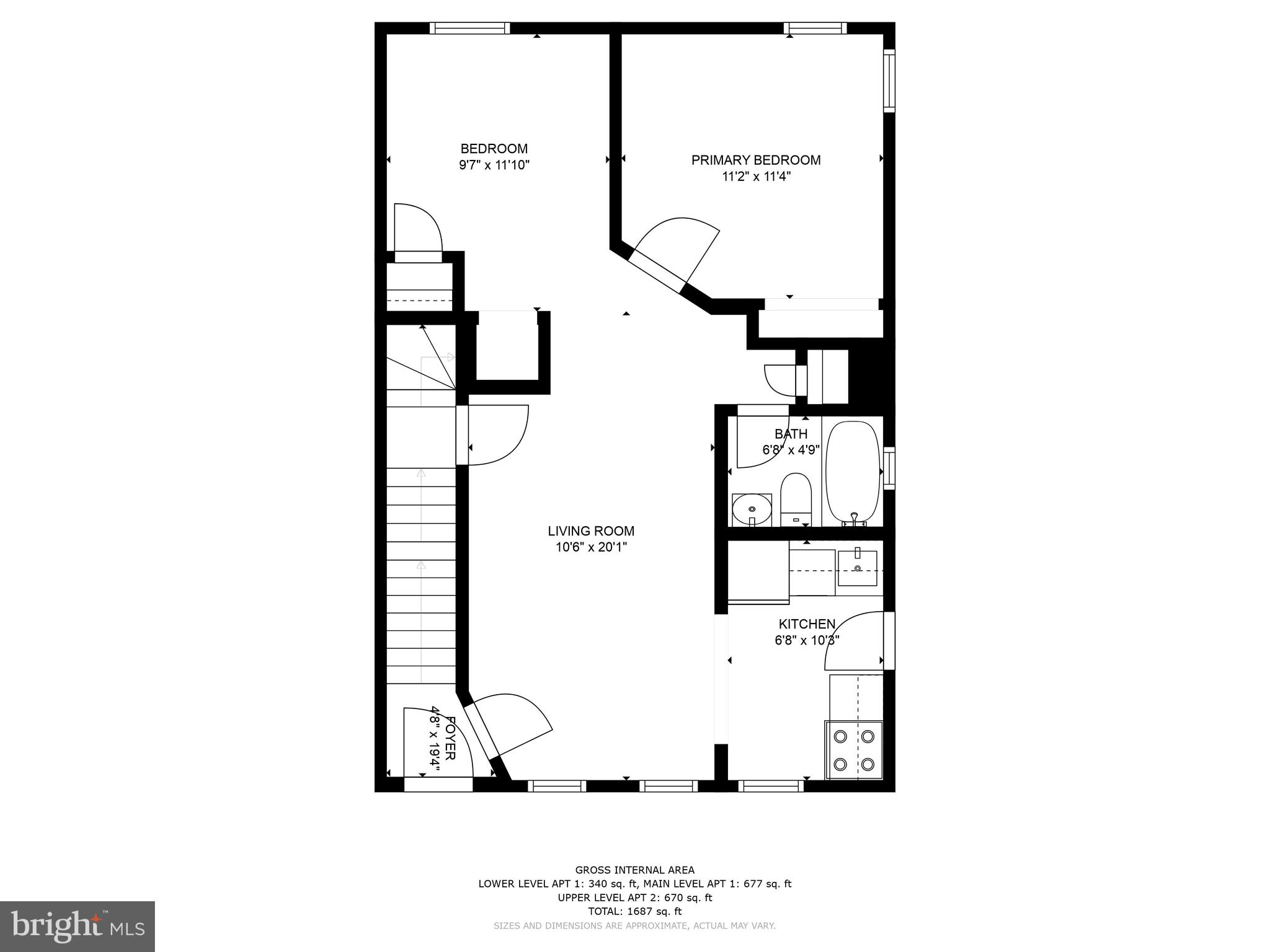 4527 Fairfax Road Baltimore, MD 21216 - Photo 14 of 17 Floor Plan