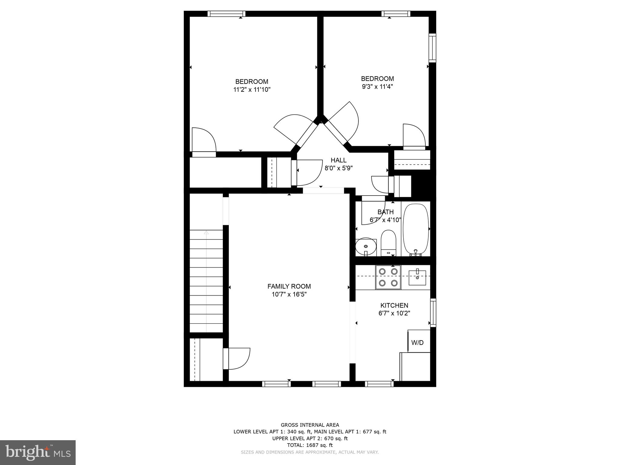 4527 Fairfax Road Baltimore, MD 21216 - Photo 17 of 17 Floor Plan