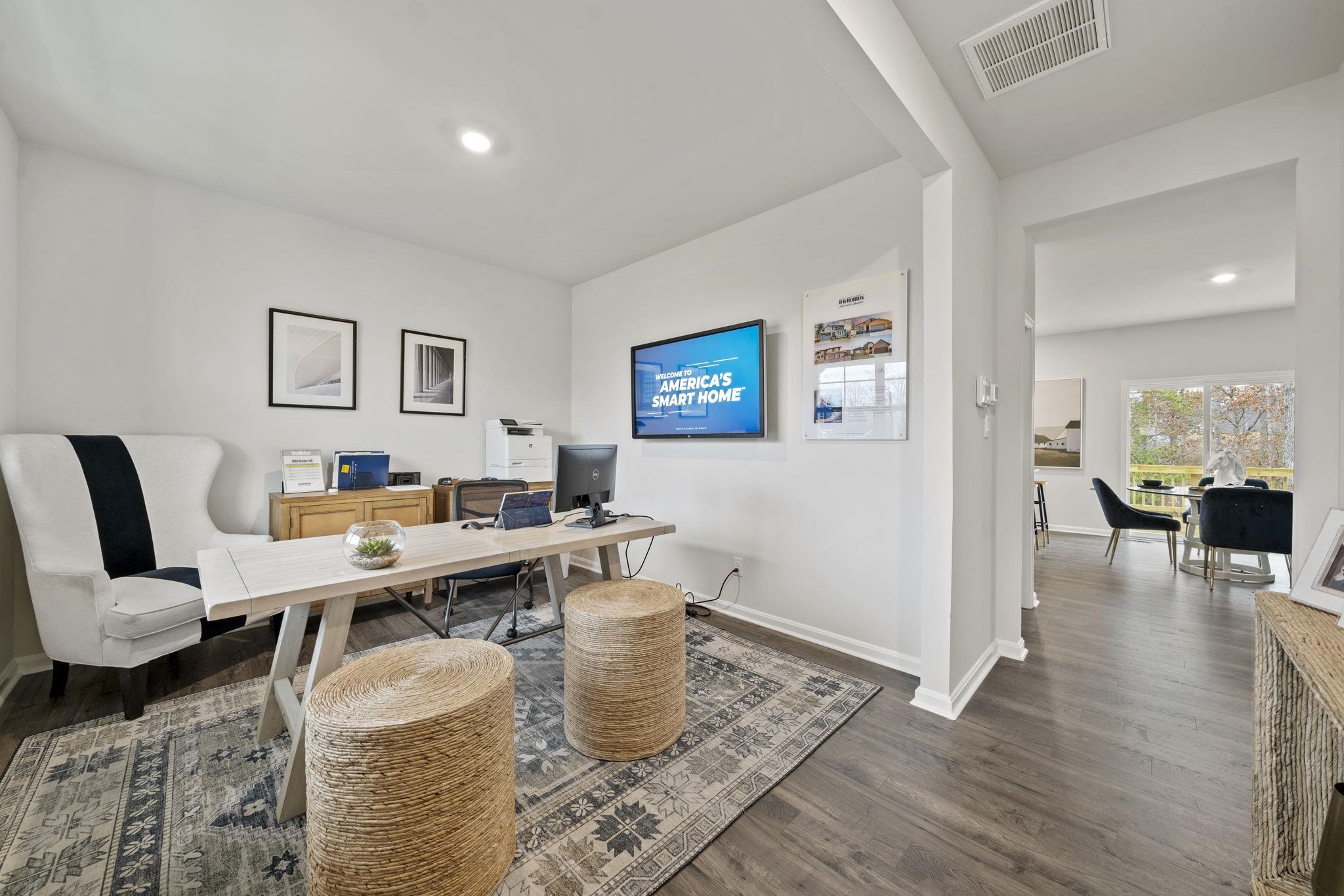 114 Rolling Rdg Court Staunton, VA 24401 - Photo 30 of 33 a workspace with furniture and wooden floor
