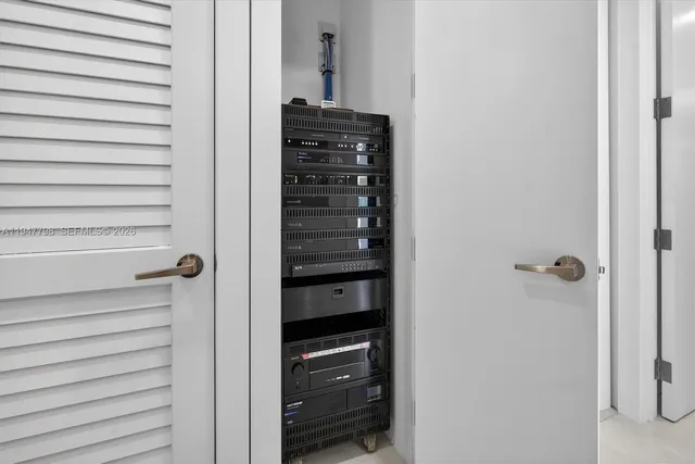 a view of closet area