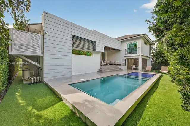 a view of a house with pool