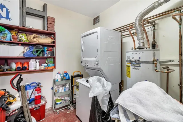 a room with furniture