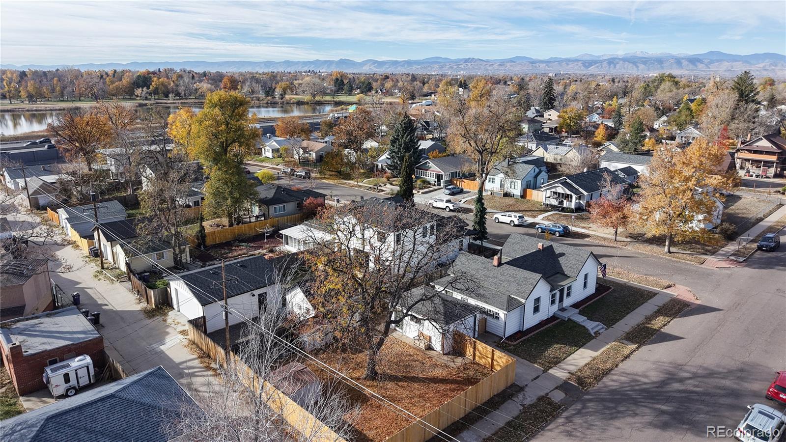 4890 Irving Street Denver, CO 80221 - Photo 33 of 35 an aerial view of multiple house