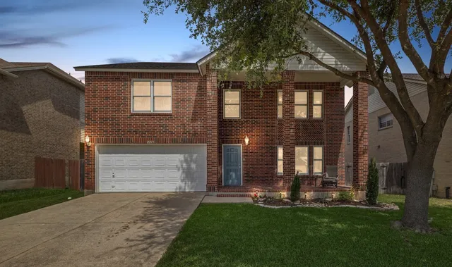 front view of house with a yard