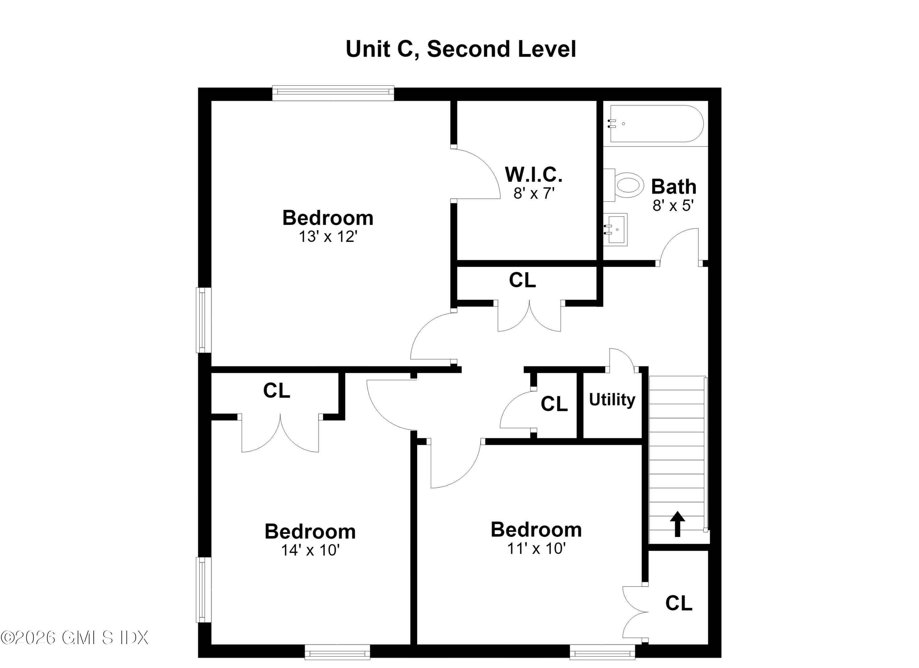 70 Ritch Avenue, Unit C Greenwich, CT 06830 - Photo 34 of 34 3-70 Ritch Ave Unit C, Second Level, Gre