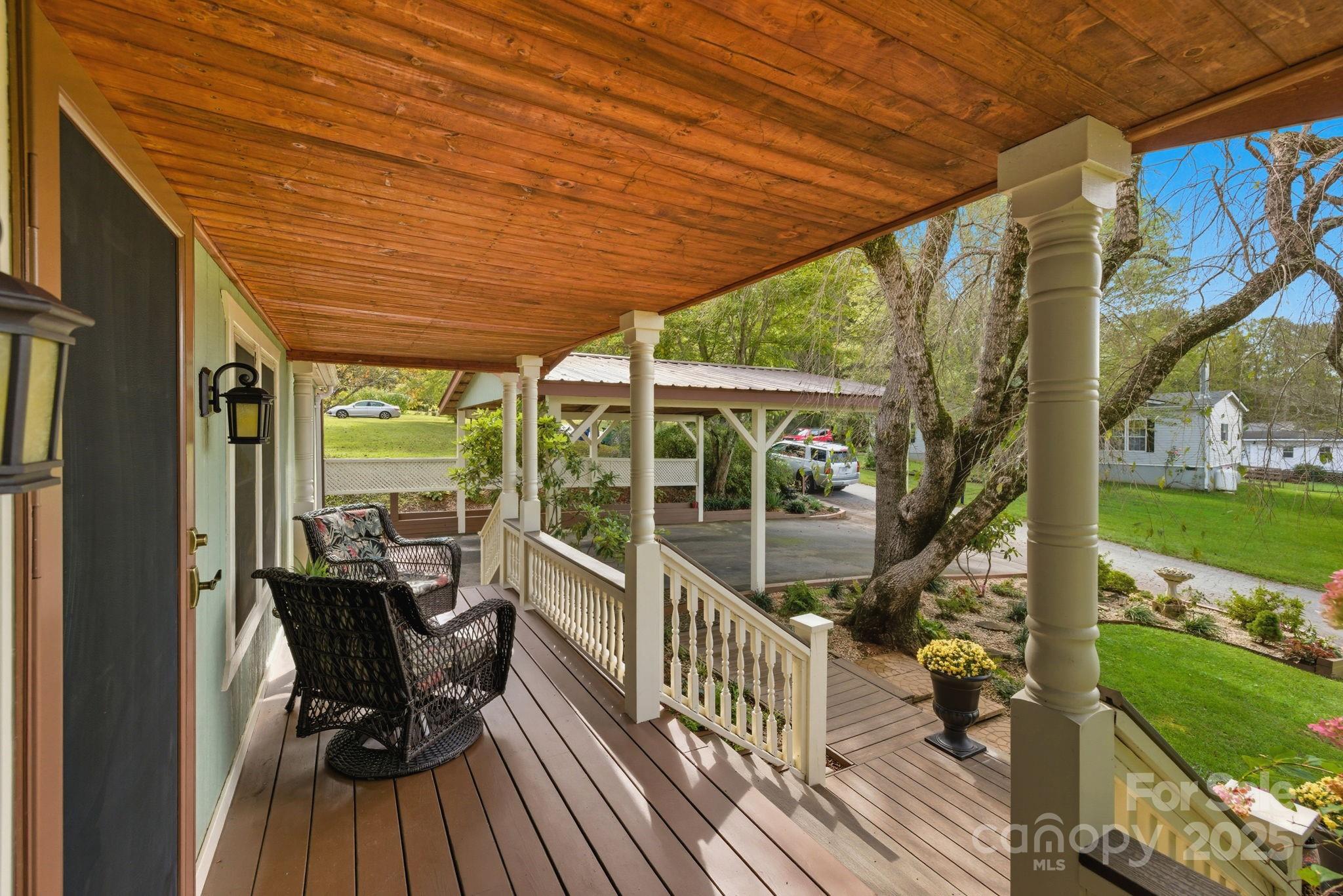 12 Timbers Edge Lane Fairview, NC 28730 - Photo 24 of 35 a view of chair in the balcony