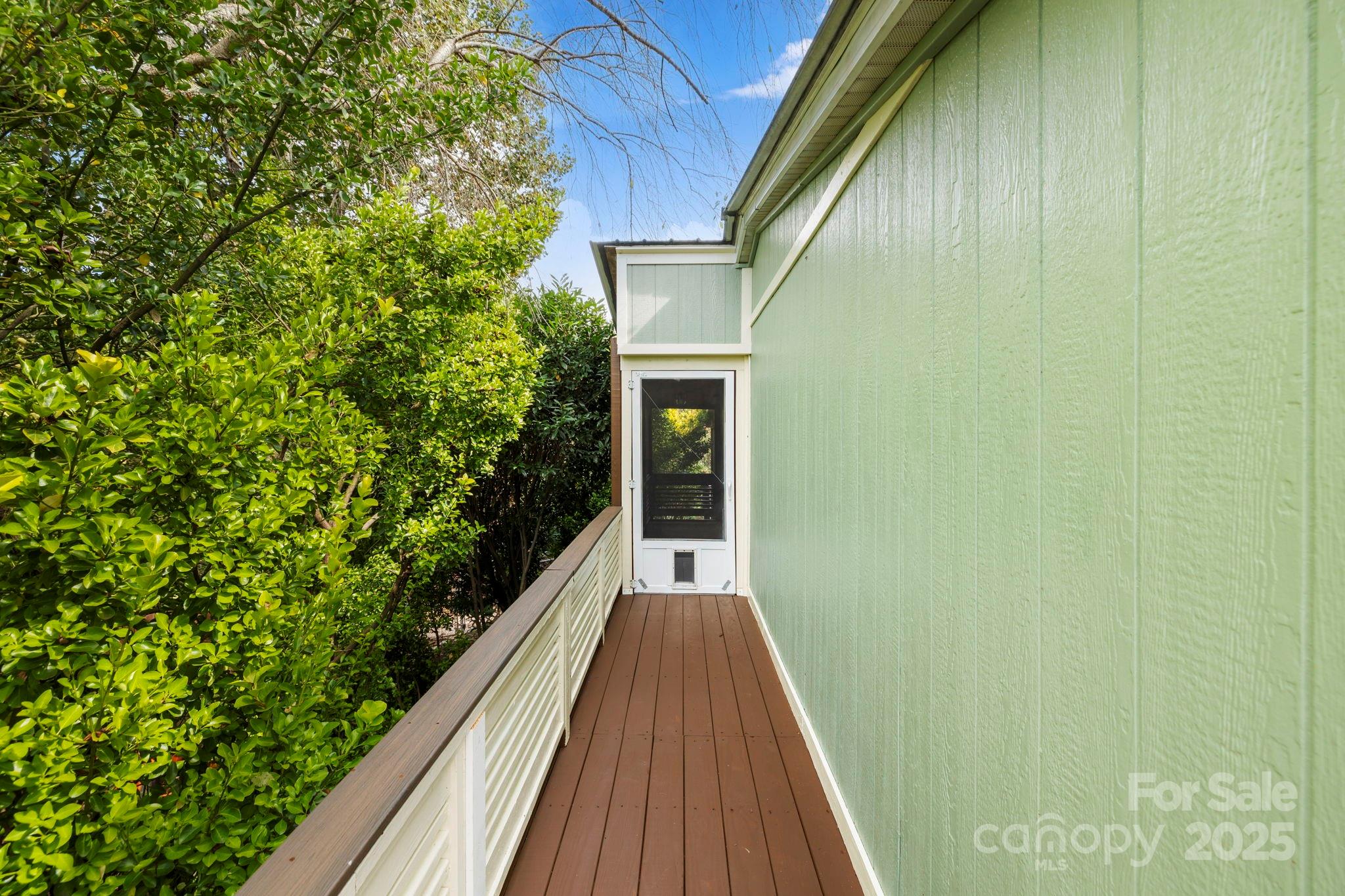 12 Timbers Edge Lane Fairview, NC 28730 - Photo 3 of 35 a view of balcony with wooden floor