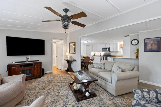 a bedroom with a bed and a walk in closet