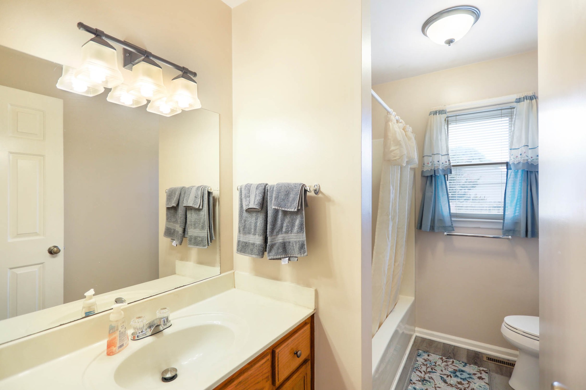 4971 Hyde Road Springfield, TN 37172 - Photo 17 of 36 a bathroom with a sink a toilet and shower
