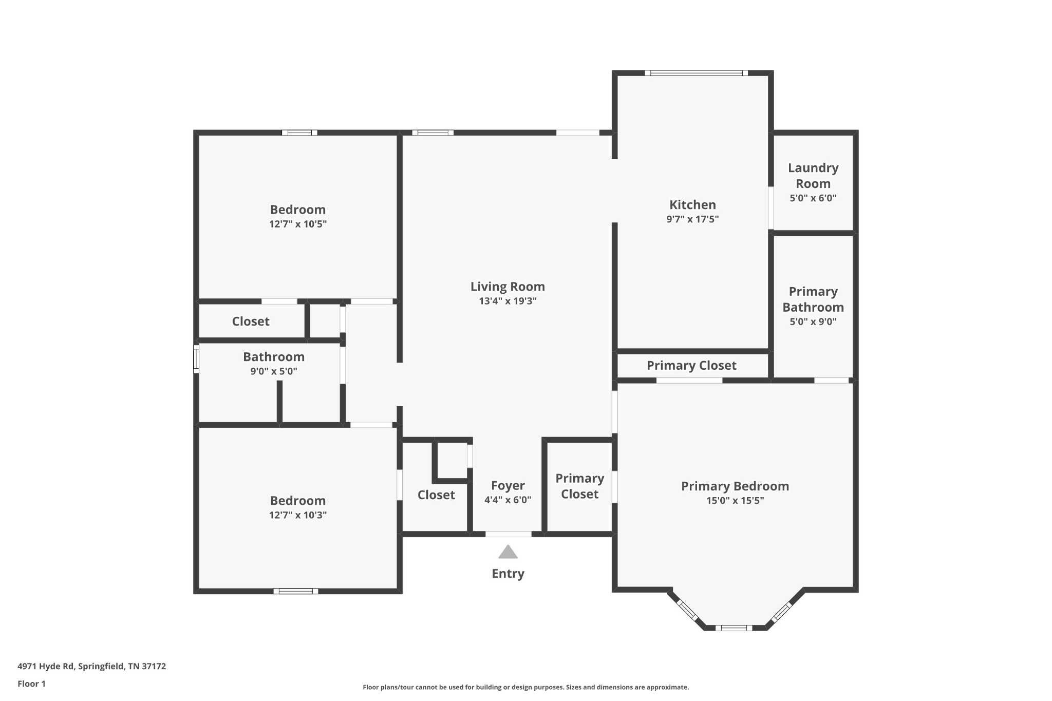 4971 Hyde Road Springfield, TN 37172 - Photo 2 of 36 a picture of a bathroom with a white wall and a white wall