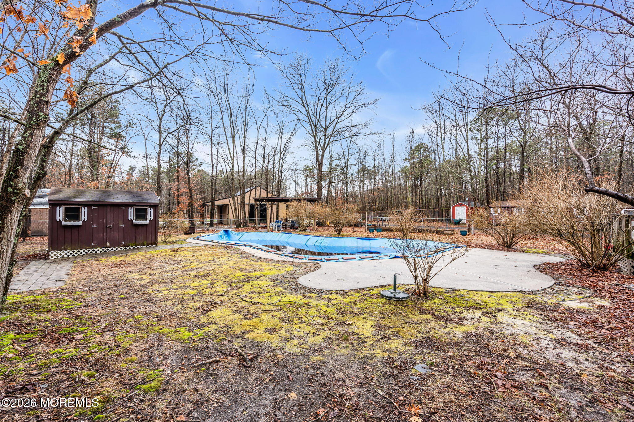 106 Vienna Road Howell, NJ 07731 - Photo 14 of 59 a view of outdoor space yard and swimming pool