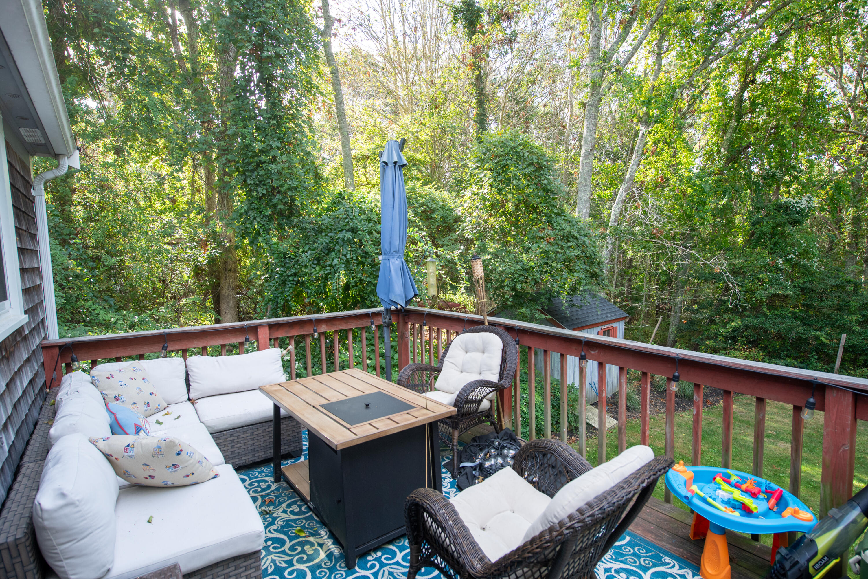 11 Warwick Way Mashpee, MA 02649 - Photo 18 of 67 a view of a two chairs in the deck