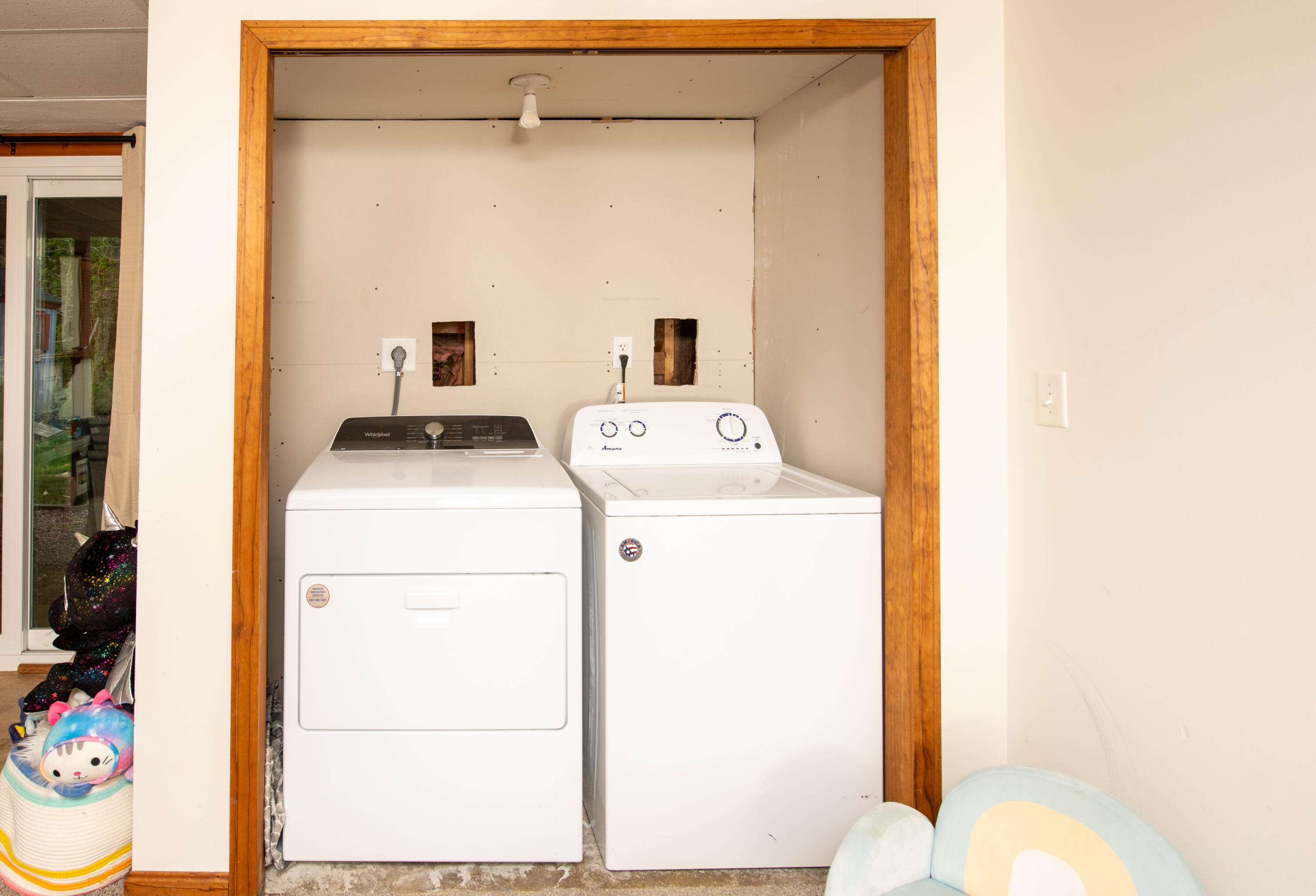 11 Warwick Way Mashpee, MA 02649 - Photo 37 of 67 a utility room with dryer and washer