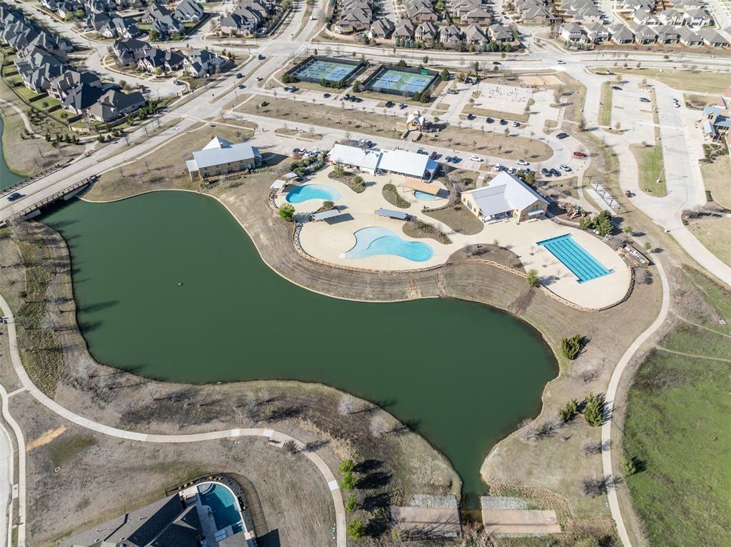 4505 Fall Mdw Drive Prosper, TX 75078 - Photo 30 of 34 an aerial view of a swimming pool