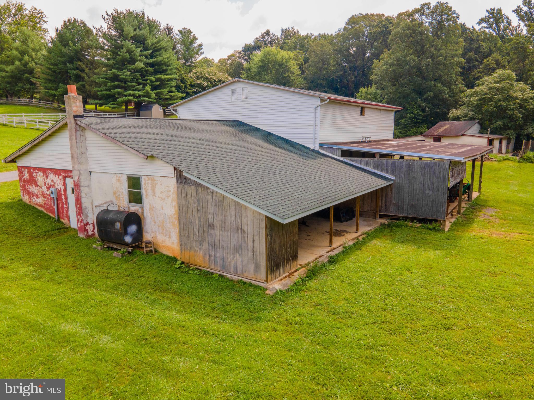5327 Buffalo Road Mount Airy, MD 21771 - Photo 29 of 54 Rear of Barn with Dry Machine Storage