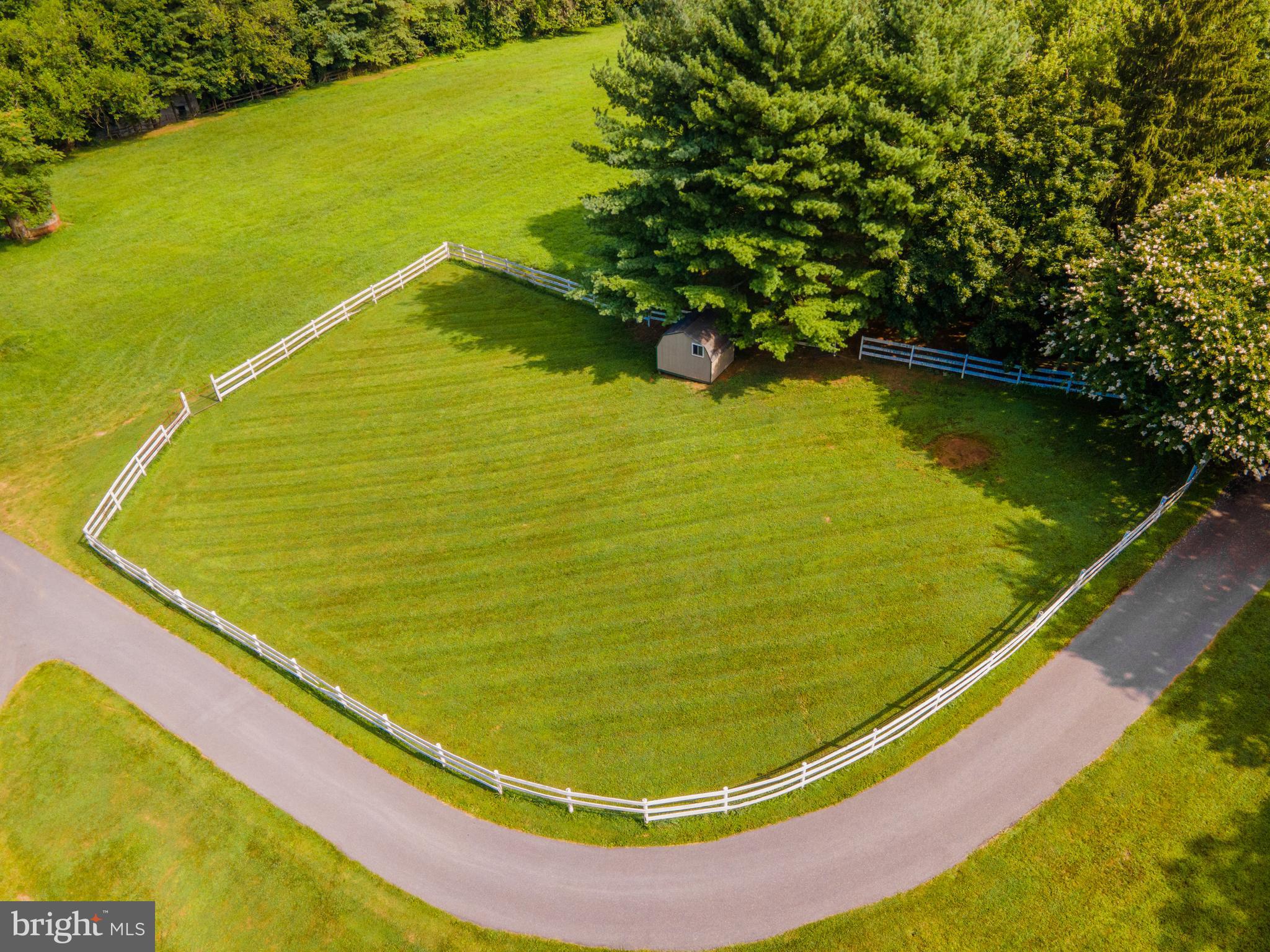 5327 Buffalo Road Mount Airy, MD 21771 - Photo 46 of 54 Small Board Fenced Pasture with Run In
