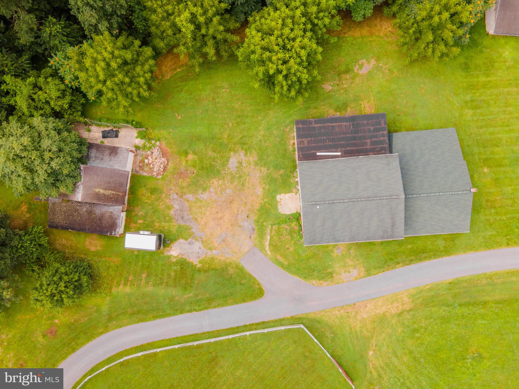 5327 Buffalo Road Mount Airy, MD 21771 - Photo 49 of 54 Small Stable on Left and Big Bank Barn on Right