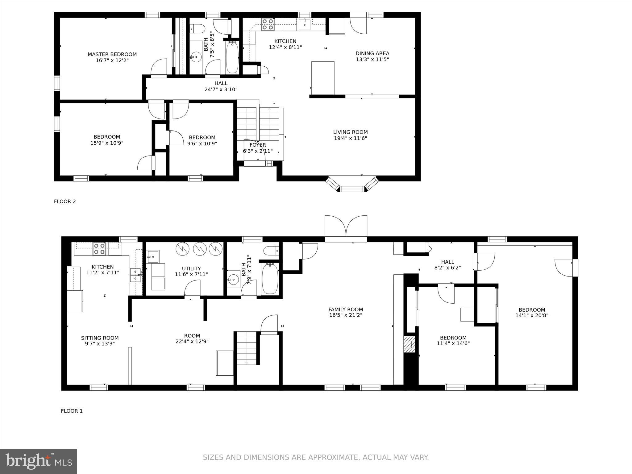 5327 Buffalo Road Mount Airy, MD 21771 - Photo 54 of 54 Main & Lower Level Floor Plan Combined