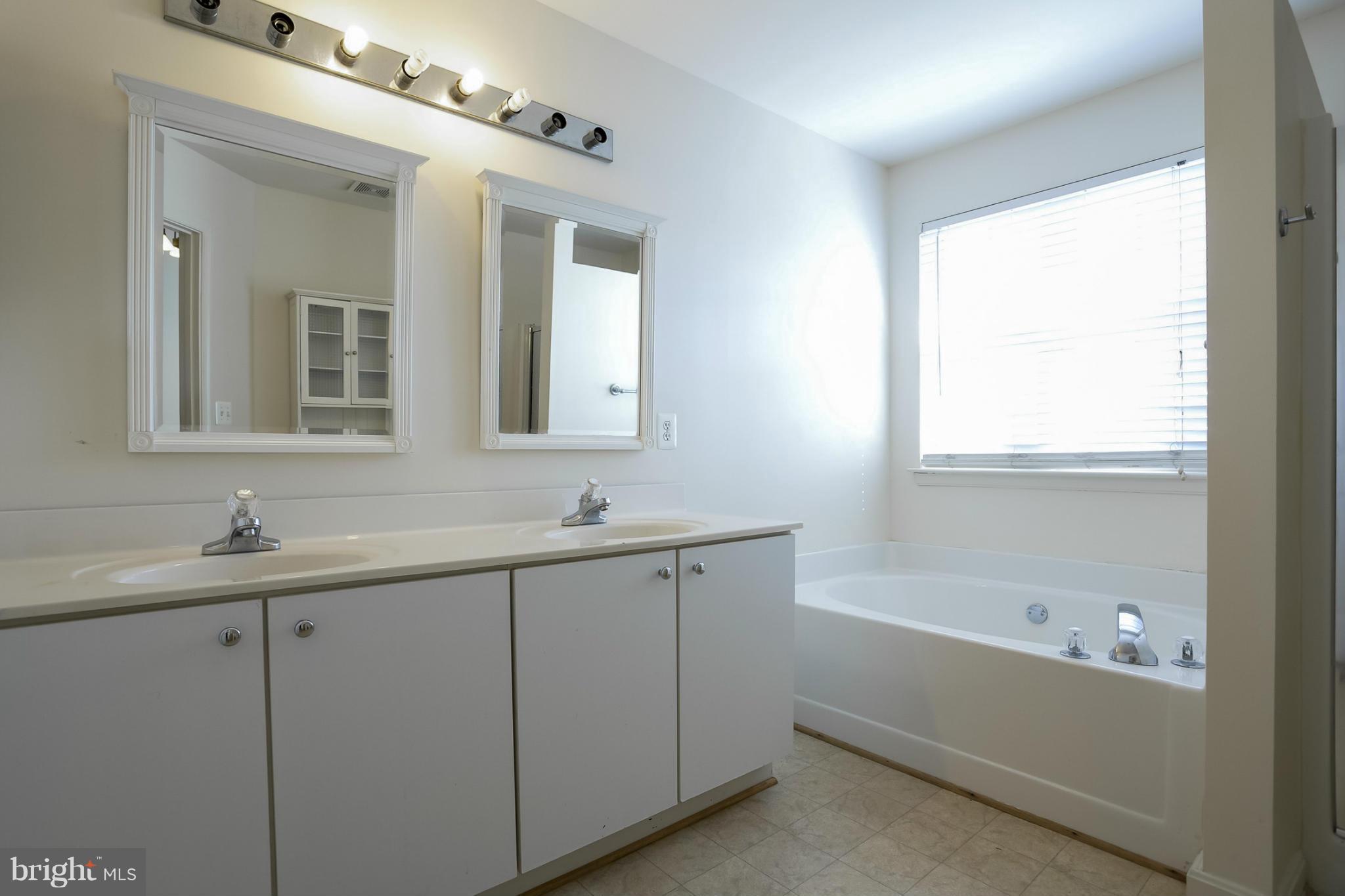 4130 Cutty Sark Road Baltimore, MD 21220 - Photo 22 of 24 a bathroom with a sink mirror and a bathtub