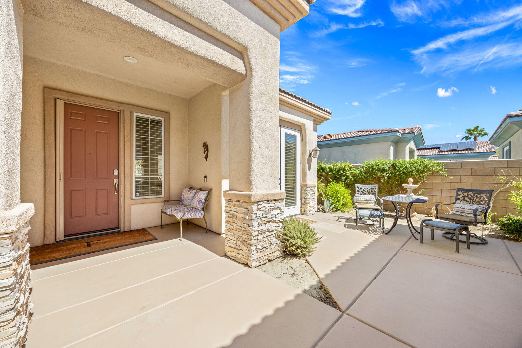 74068 Kokopelli Circle Palm Desert, CA 92211 - Photo 4 of 46 a spacious bedroom with a large window and furniture