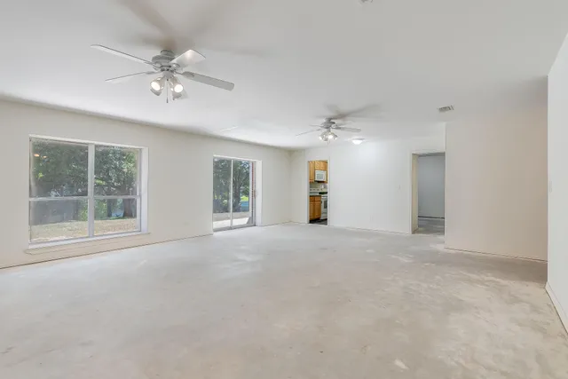 an empty room with a empty space