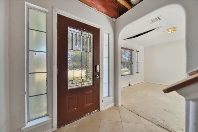 a view of an entryway