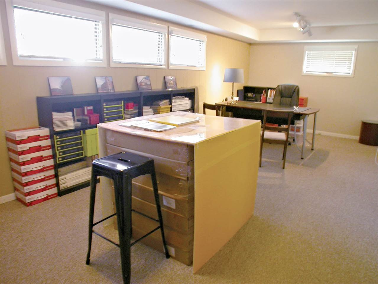 4709 Wedgewood Street Raleigh, NC 27612 - Photo 21 of 25 Large open office/studio or even bonus room, the possibilities are endless. New sliding door installed for added privacy. Studio/Study/Office