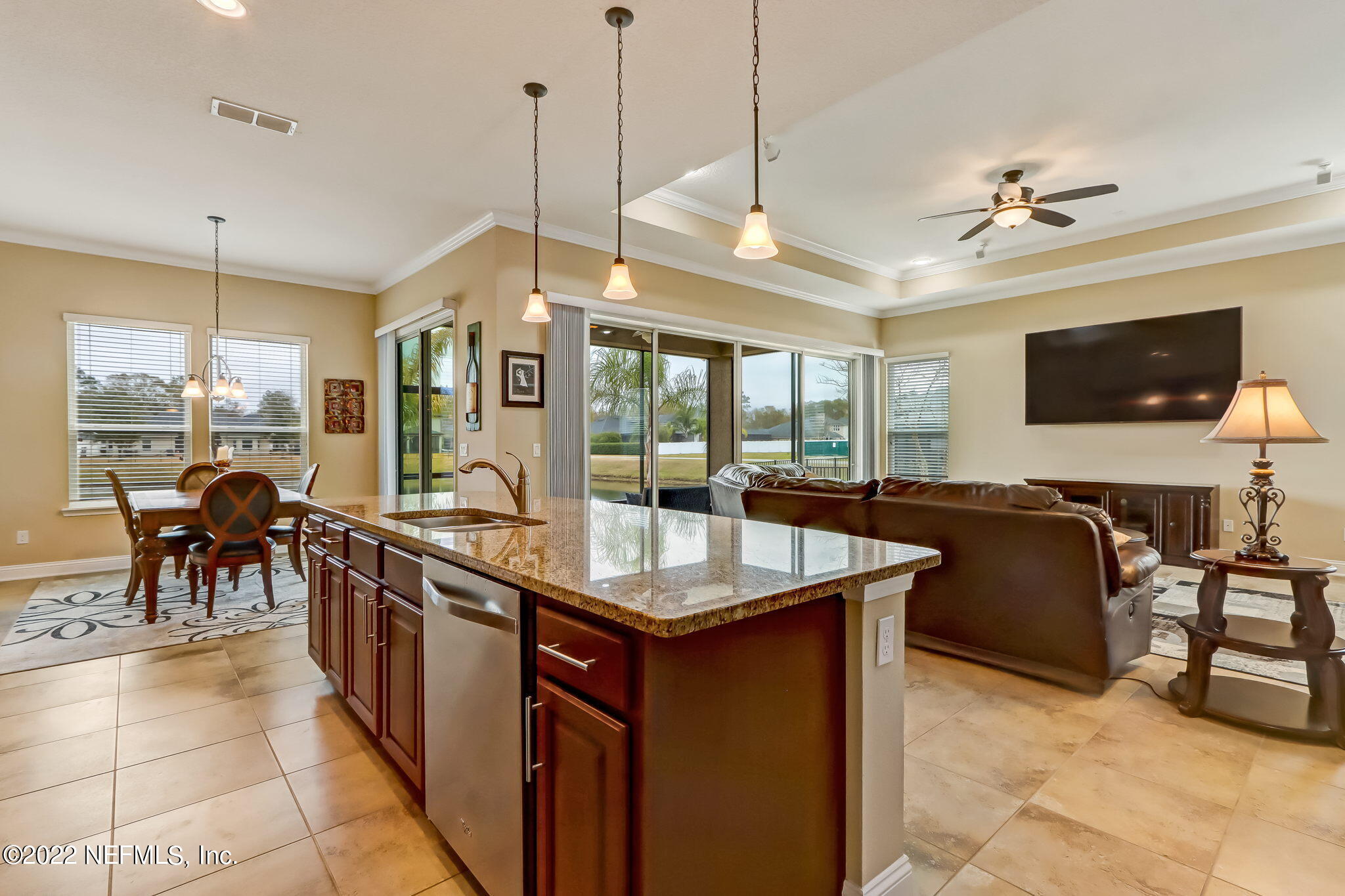 456 Porta Rosa Circle St. Augustine, FL 32092 - Photo 22 of 66 Kitchen to Gathering room