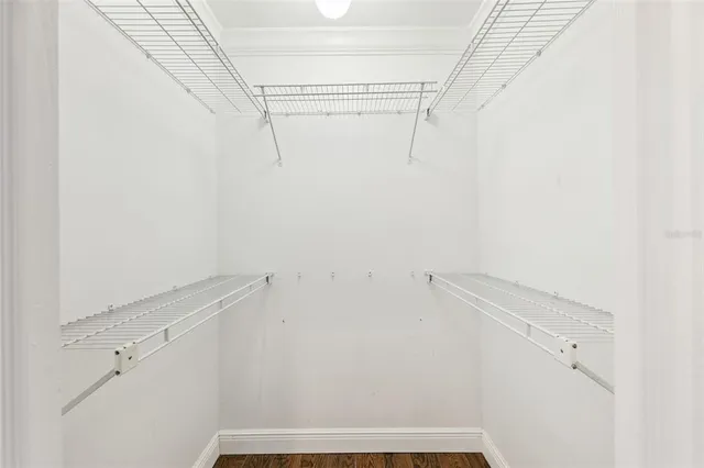 a view of walk in closet