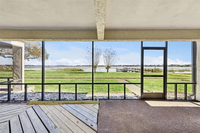 swimming pool view from a balcony