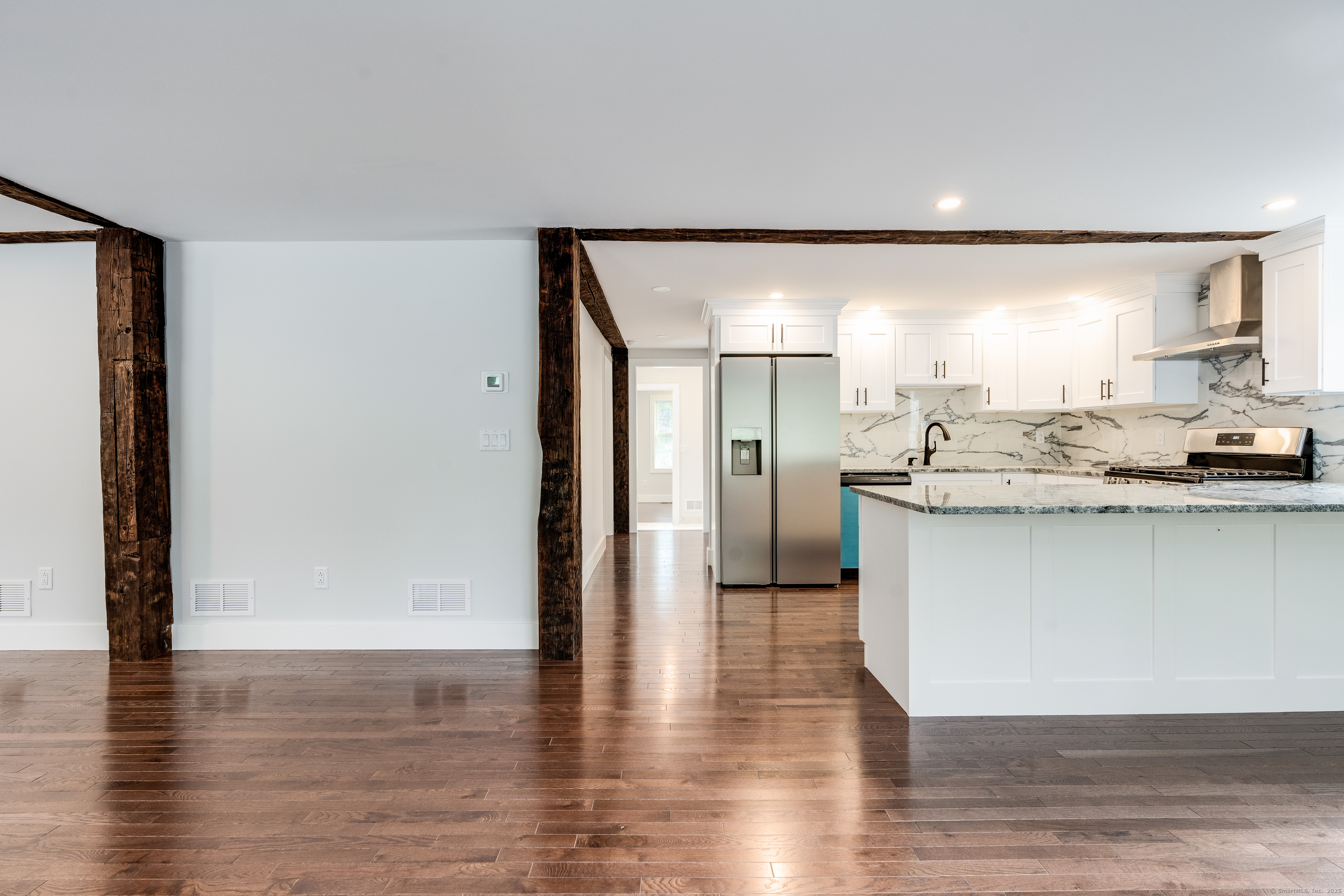 60 Goose Hill Road Chester, CT 06412 - Photo 9 of 35 a view of kitchen with wooden floor