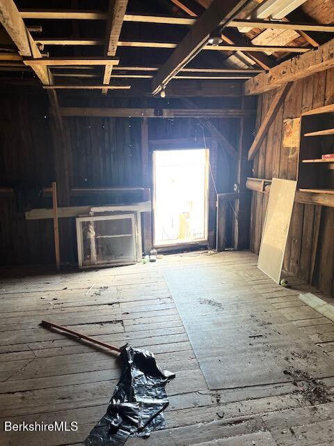17 Swamp Road West Stockbridge, MA 01266 - Photo 24 of 25 a view of an empty room with wooden floor and a window