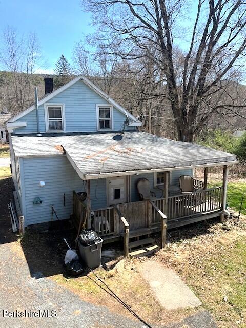17 Swamp Road West Stockbridge, MA 01266 - Photo 6 of 25 a side view of a house with a roof deck