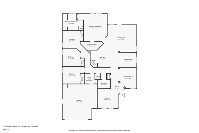 $394,900 | 3713 Eagle Fledge Terrace, Pflugerville, TX 78660