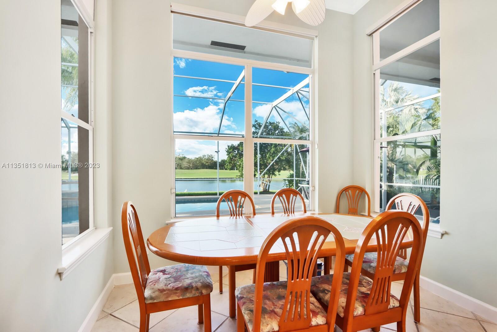 1237 Southwest Blue Stem Way Stuart, FL 34997 - Photo 19 of 48 a view of a dining room with furniture window and outside view