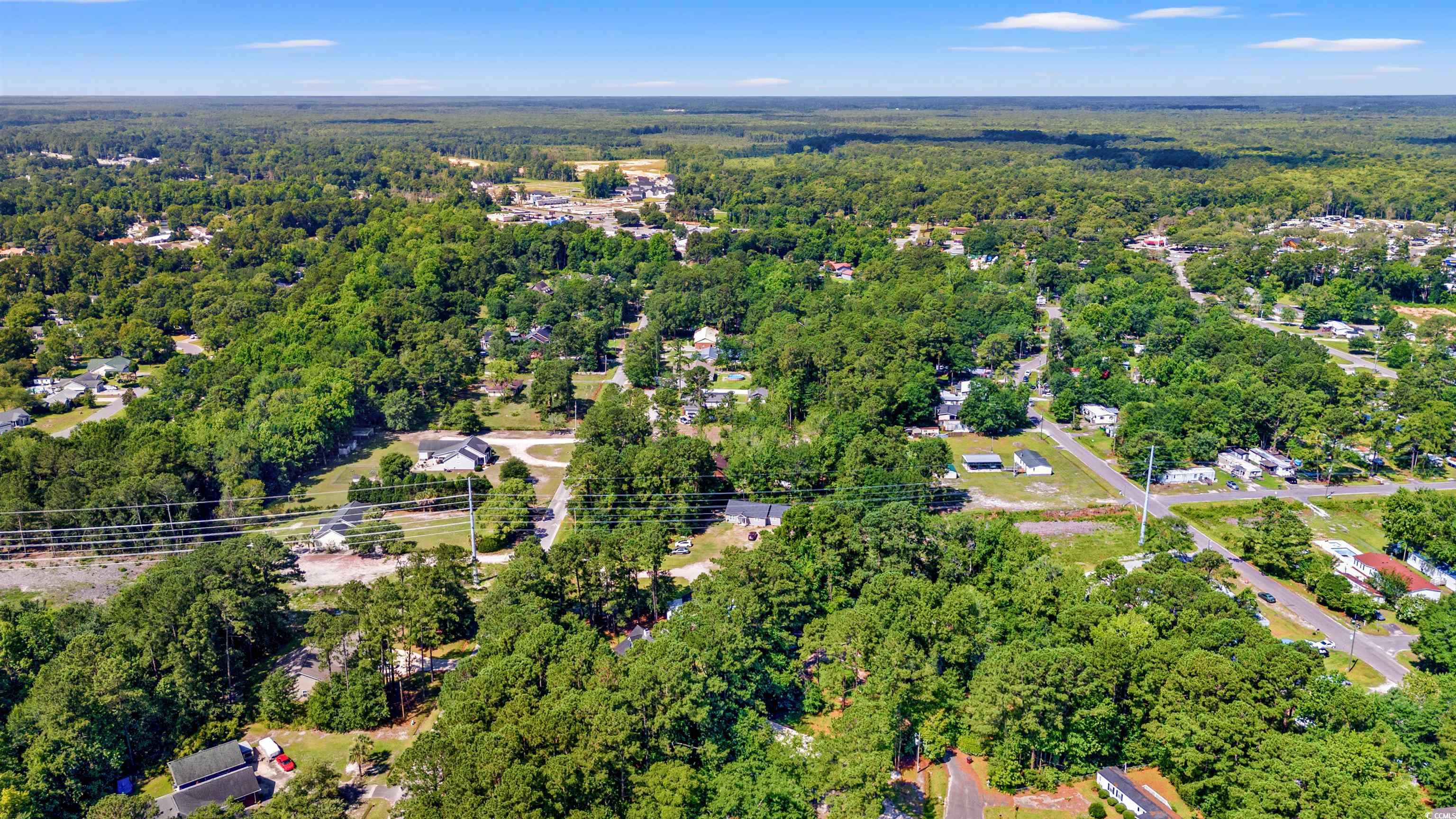938 Fox Hollow Road Conway, SC 29526 - Photo 35 of 39 Aerial view of property and surrounding area featuring a forest