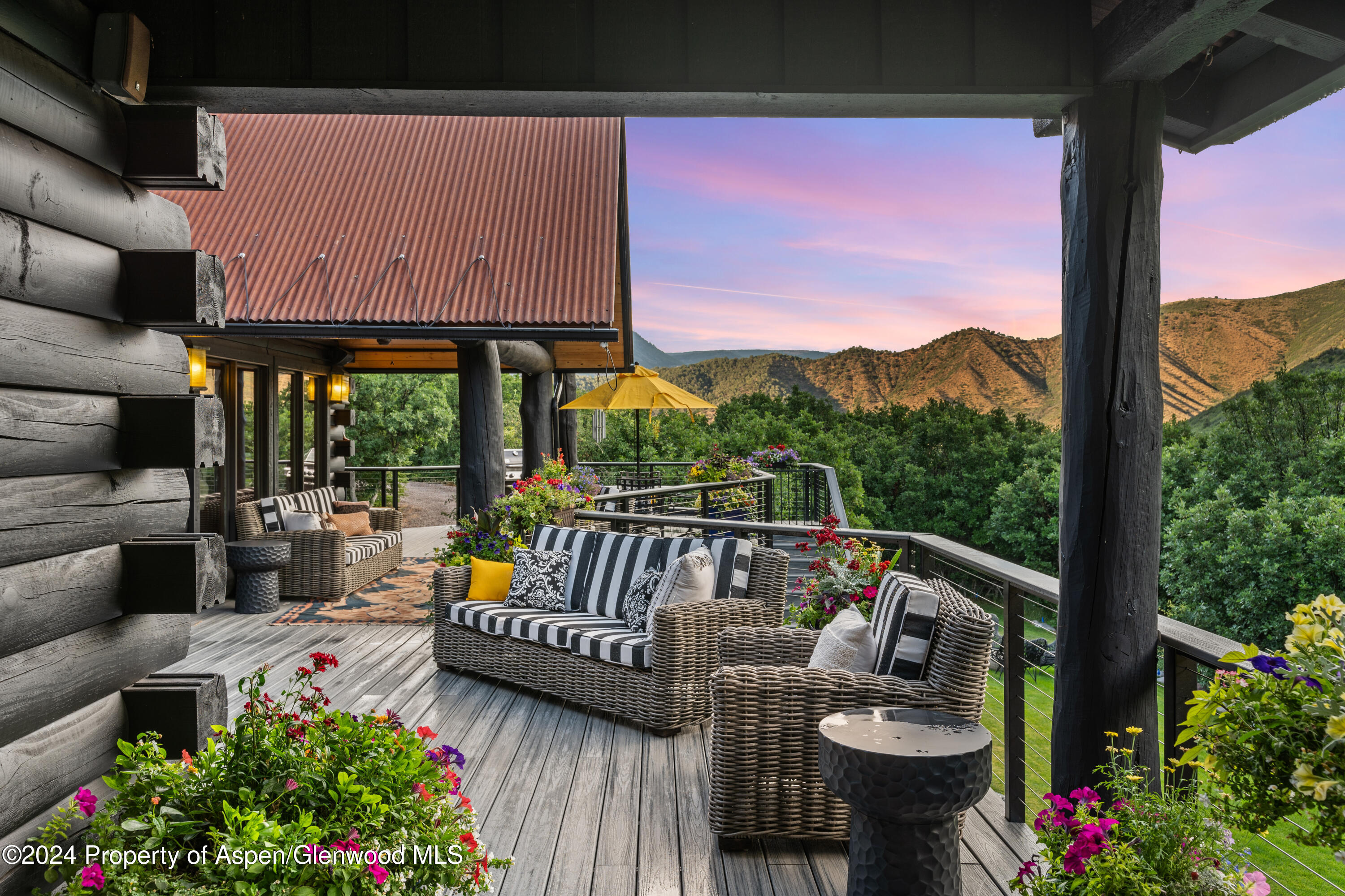 Deck Seating Area