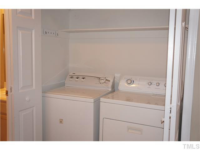 3817 Axle Lane Raleigh, NC 27616 - Photo 15 of 18 Laundry closet area hidden behind nice folding doors.