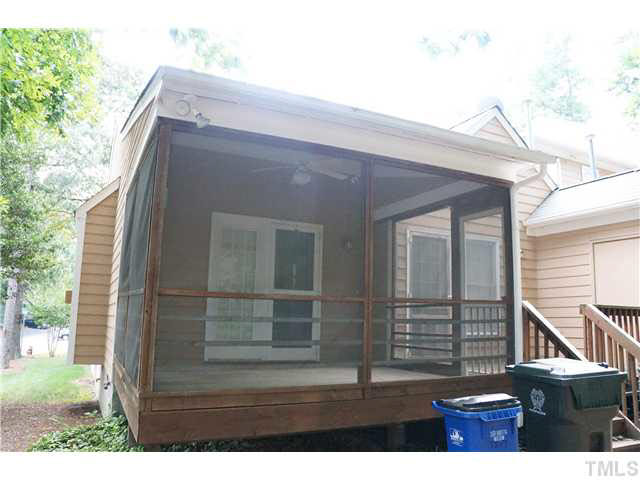3817 Axle Lane Raleigh, NC 27616 - Photo 16 of 18 Rear of home showing screened and open porch.