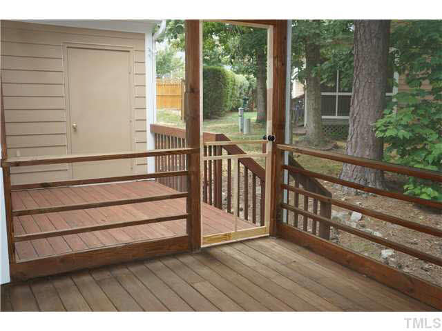 3817 Axle Lane Raleigh, NC 27616 - Photo 17 of 18 Enjoy entertaining or simply relaxing in your screened porch.