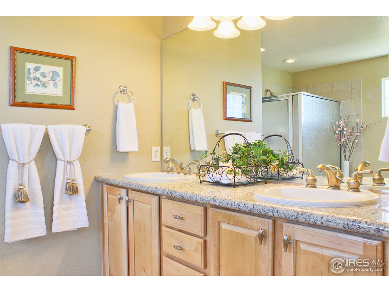 4393 Rabbit Mountain Road Broomfield, CO 80020 - Photo 14 of 23 Large his and her vanities w/slab granite counters