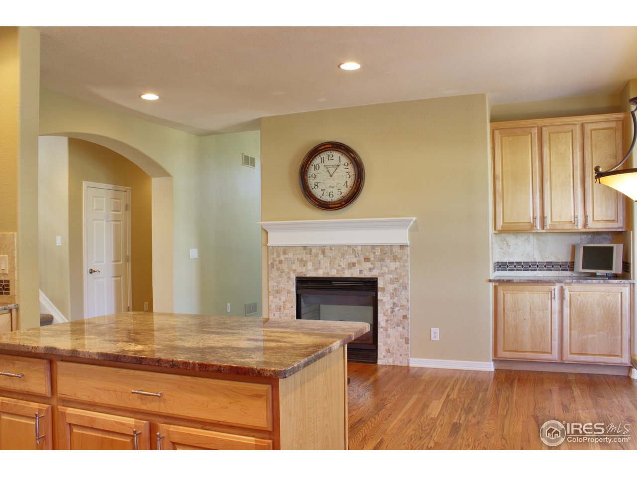 4393 Rabbit Mountain Road Broomfield, CO 80020 - Photo 8 of 23 Large center island, designer tile back splash