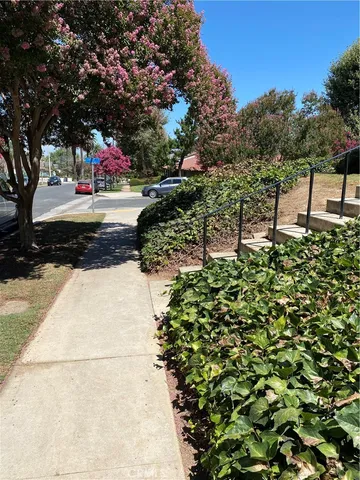 a view of yard with green space