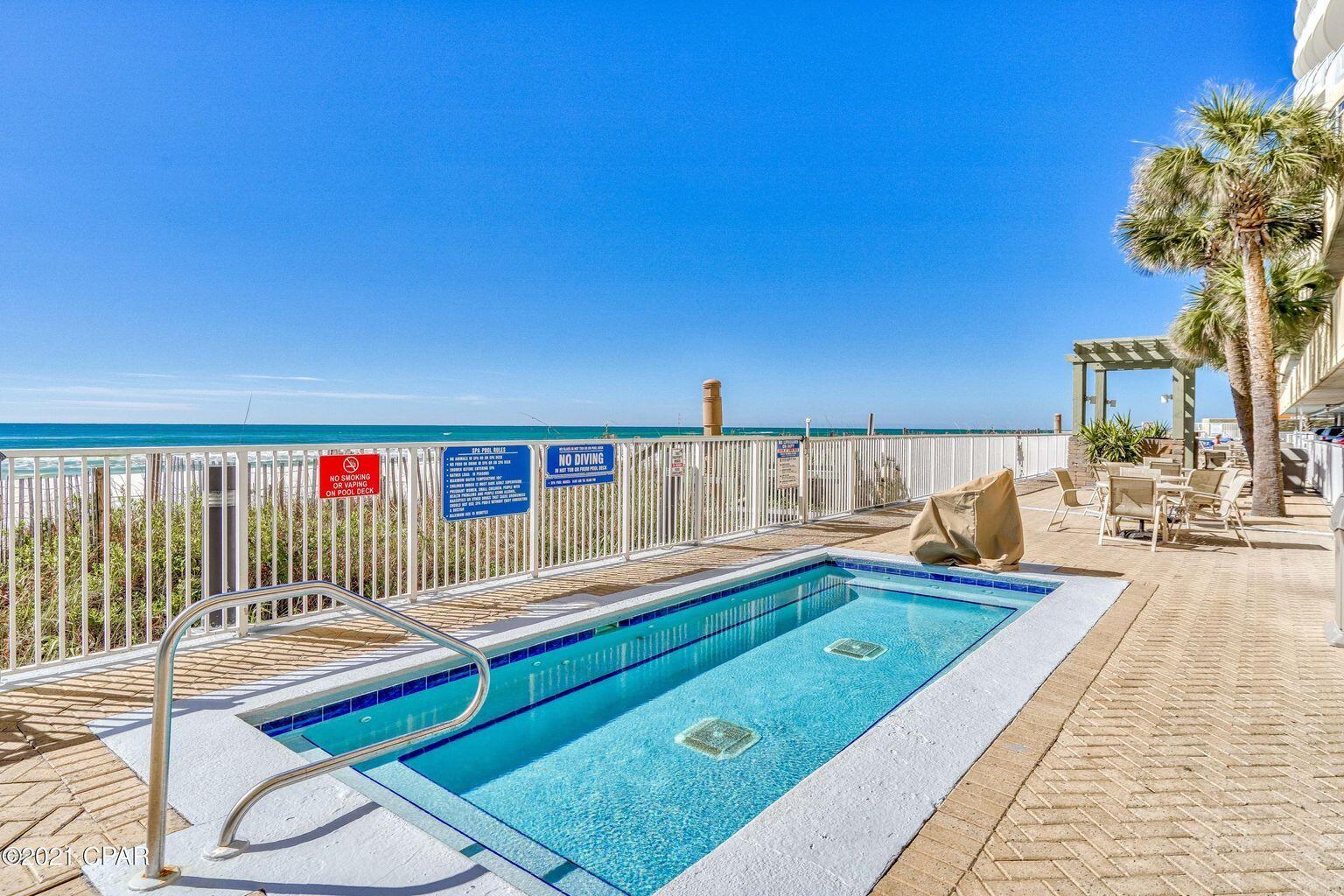 17545 Front Beach Road, Unit 1608 Panama City Beach, FL 32413 - Photo 20 of 26 Gulf Front Hot Tub