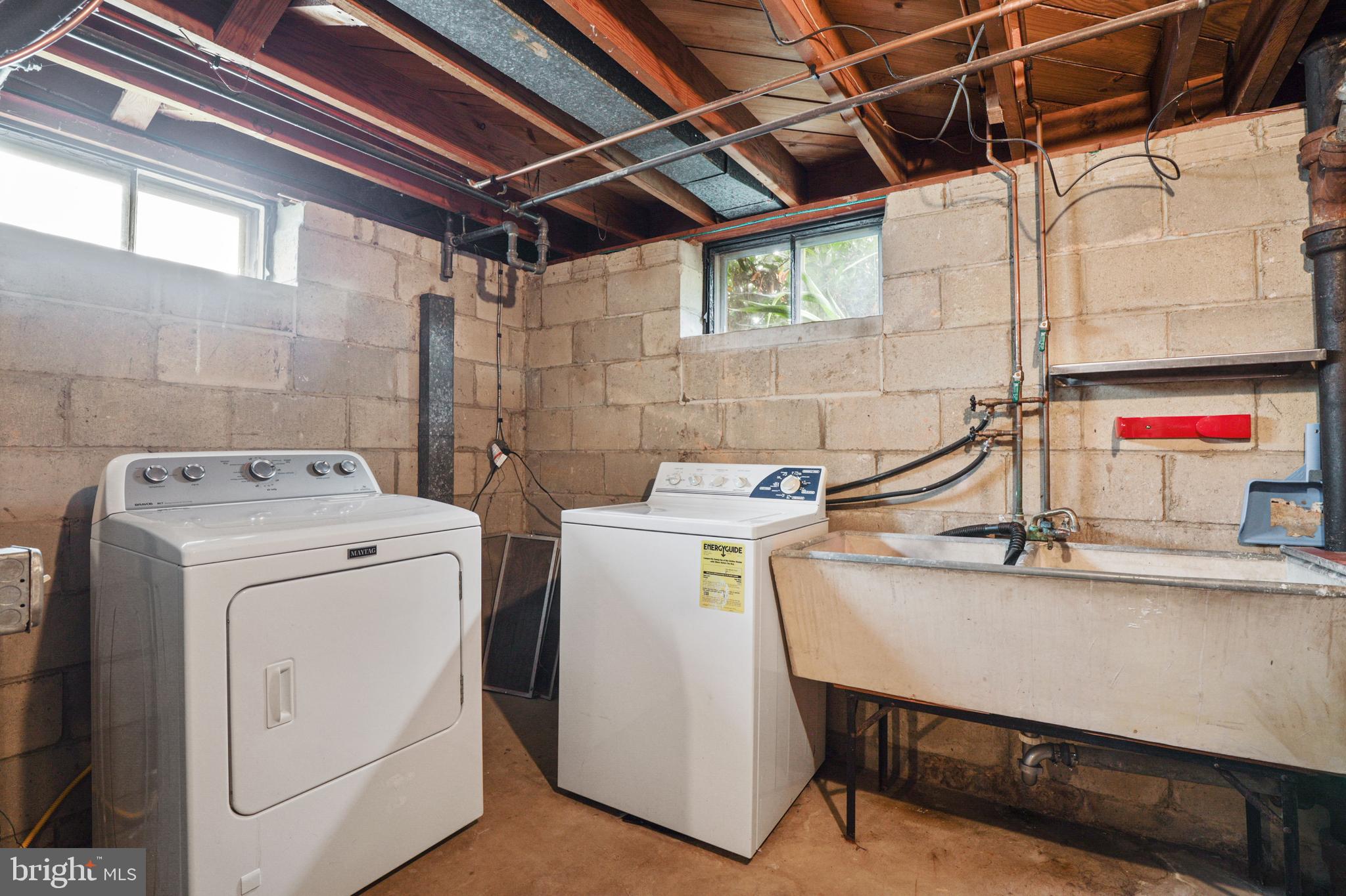 1107 Oakland Terrace Road Halethorpe, MD 21227 - Photo 35 of 42 Basement Laundry