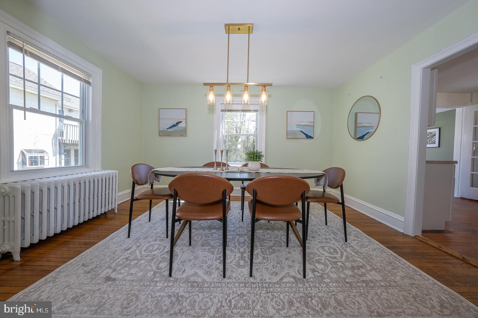 275 Old Eagle School Road Wayne, PA 19087 - Photo 14 of 47 a view of a dining room with furniture window and wooden floor